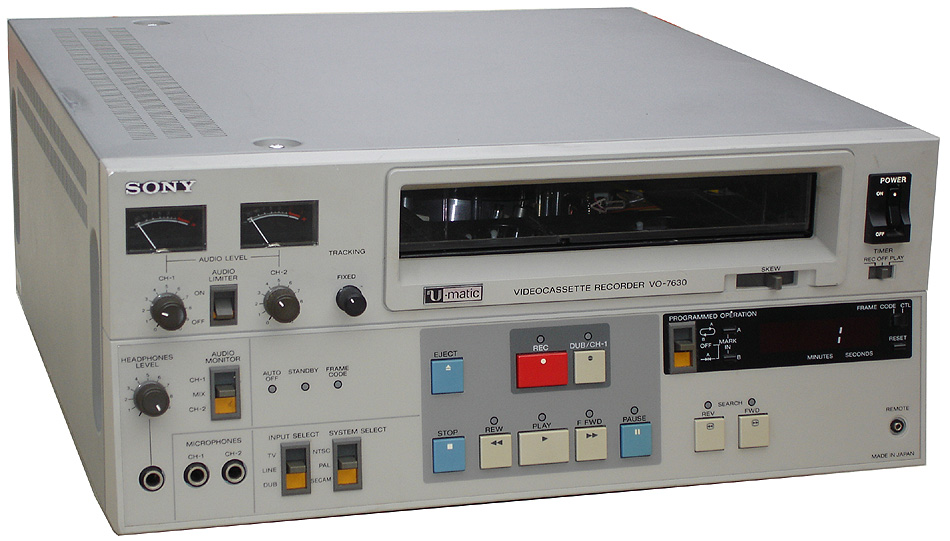 Sony VO7630 Umatic Professional video recorder